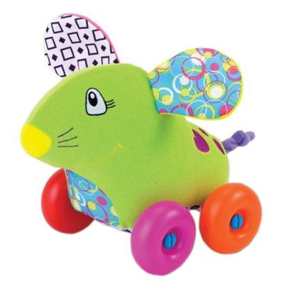 Игрушка-каталка Мышка Жирафики 93876